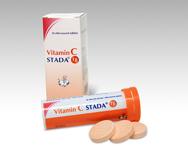 Vitamin C STADA  1g - Công Ty Cổ Phần Sản Xuất Thương Mại Dược Phẩm Trần Hoàng Long